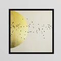 Into the Sun 23ct Gold on Timber (M)