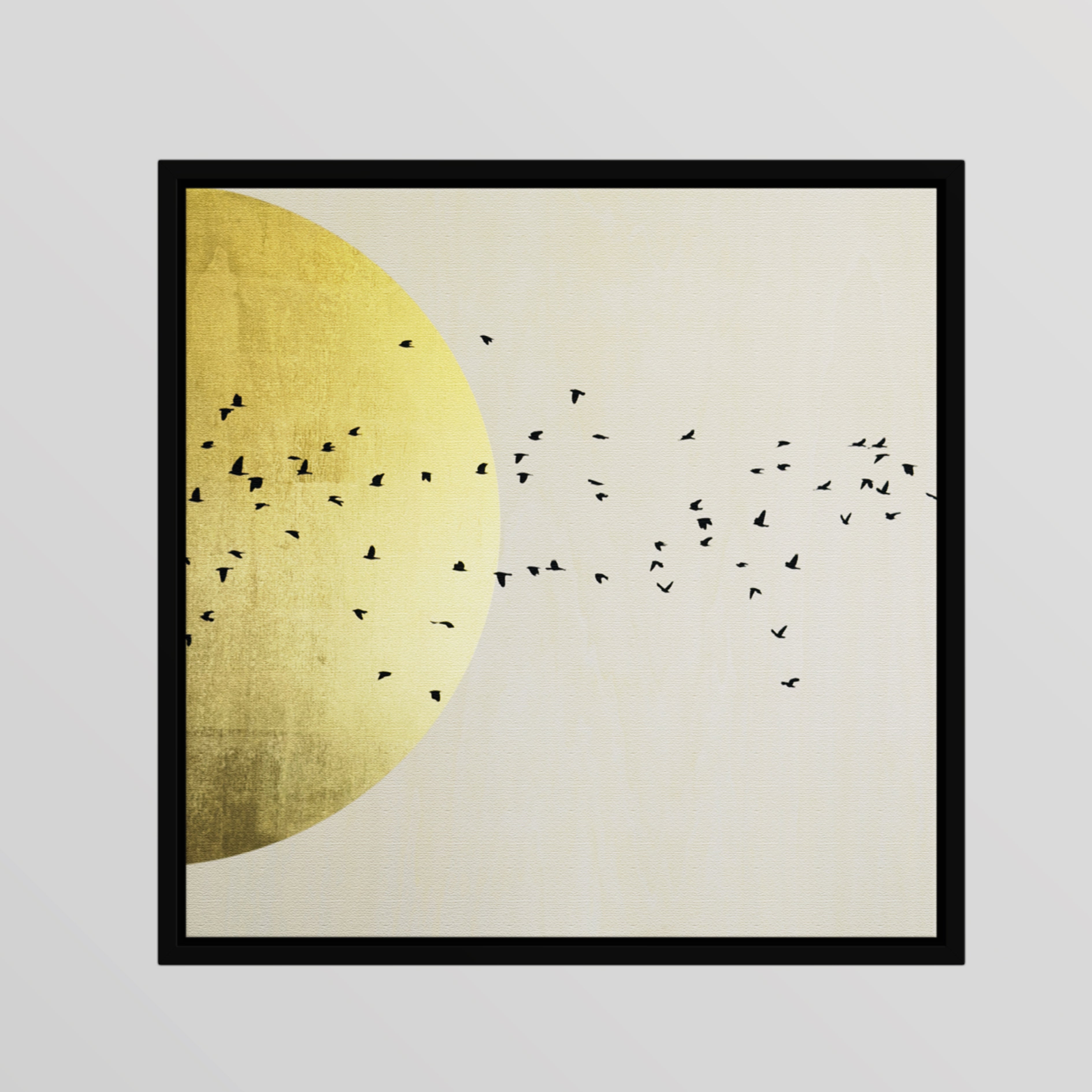 Into the Sun 23ct Gold on Timber (M)