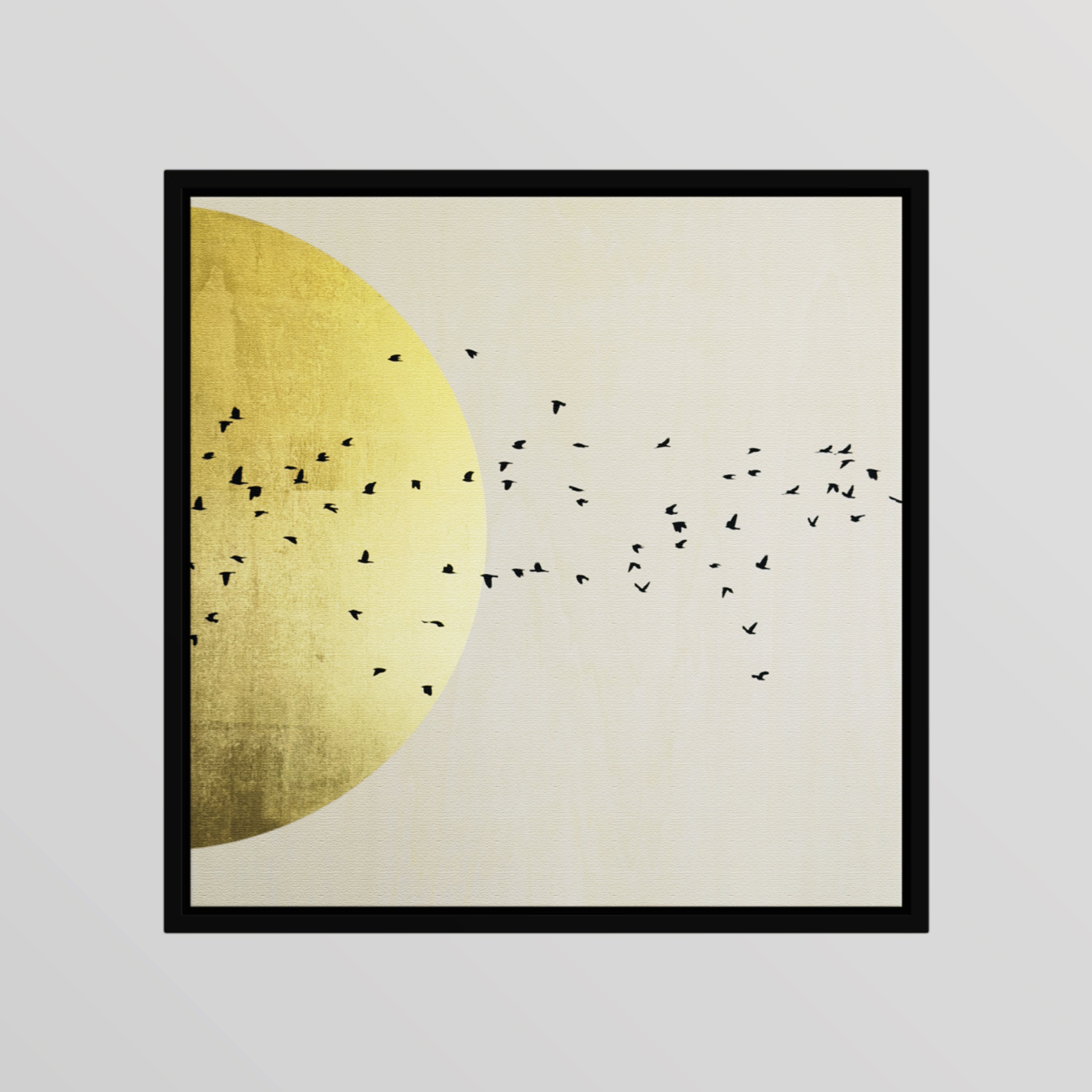 Into the Sun 23ct Gold on Timber (L)