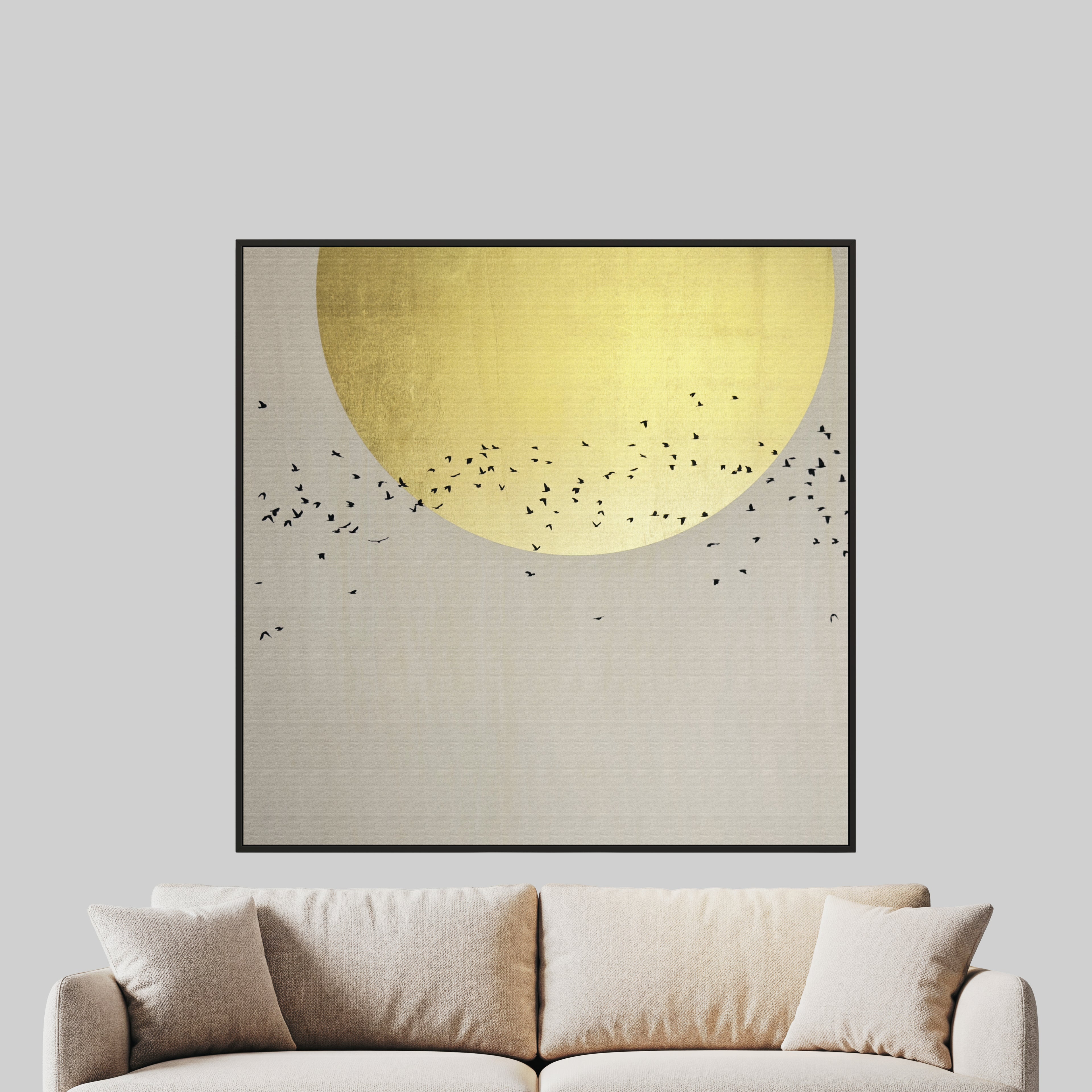 We Dance 23ct Gold on Timber (L)